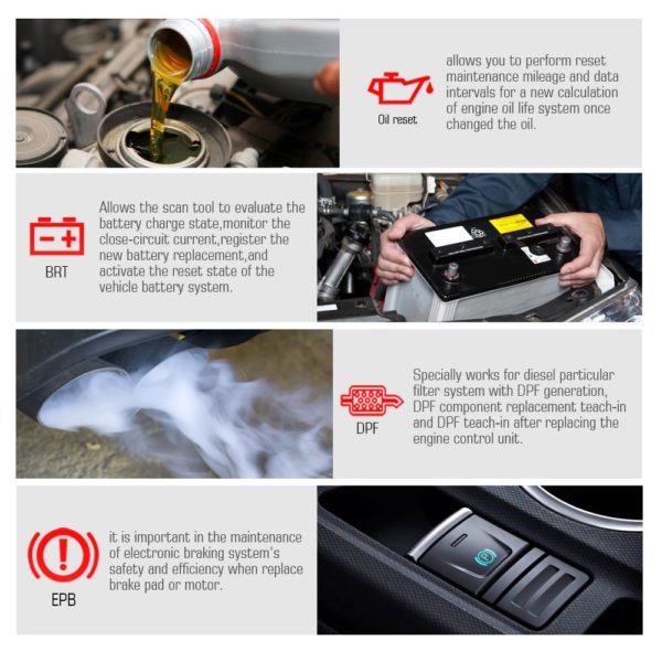 Professional Car Scanner Diagnostic Tool - Auto Parts Shelf