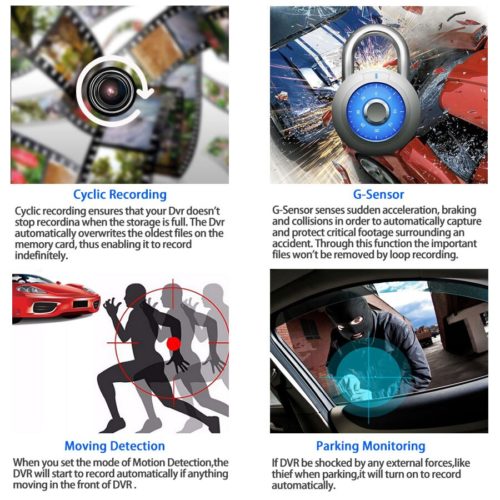 Dual Camera Dvr Dash Cam - Image 3