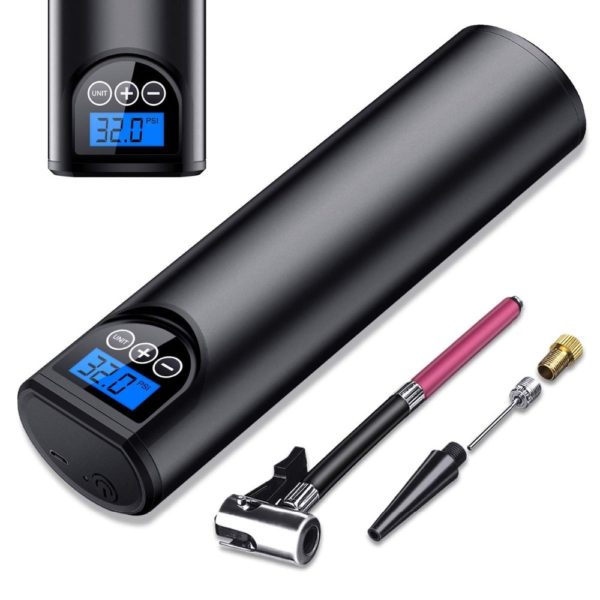 Portable digital tyre pressure inflator