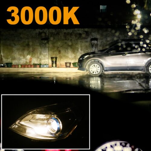 hlxg H4 LED H7 H11 H8 HB4 H1 H3 9005 HB3 Auto S2 Car Headlight Bulbs 72W 8000LM Car Accessories 6500K 4300K 8000K led fog light