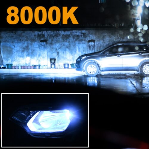 hlxg H4 LED H7 H11 H8 HB4 H1 H3 9005 HB3 Auto S2 Car Headlight Bulbs 72W 8000LM Car Accessories 6500K 4300K 8000K led fog light