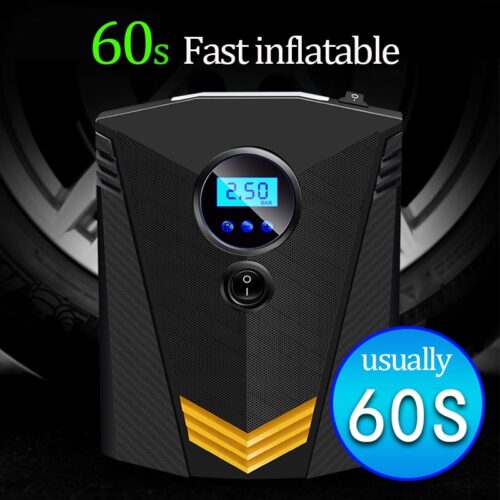 Portable Car Air Compressor DC 12V Digital Tire Inflator Air Pump 150 PSI Auto Air Pump for Car Motorcycle LED Light Tire Pump