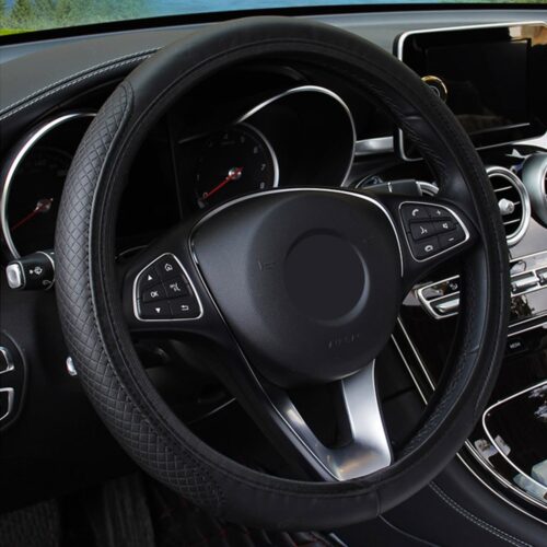 Leather Steering Wheel Cover - Image 7