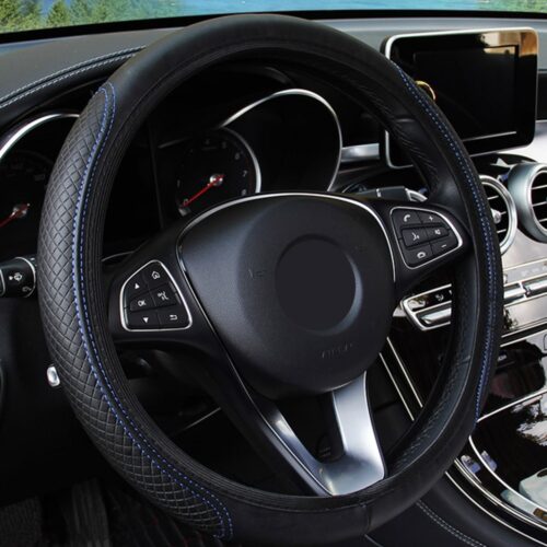 Leather Steering Wheel Cover - Image 11