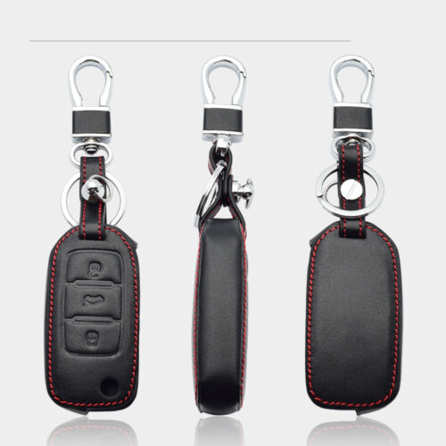 Leather Car Key Case For VW