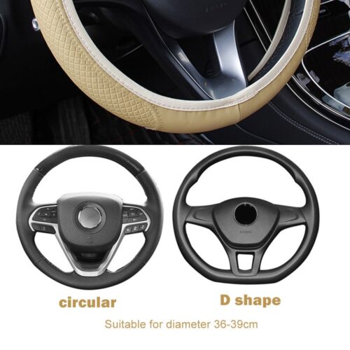 Leather Steering Wheel Cover - Image 4