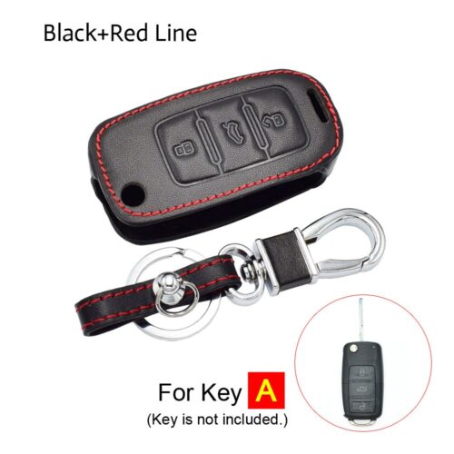 Leather Car Key Case For VW - Image 5