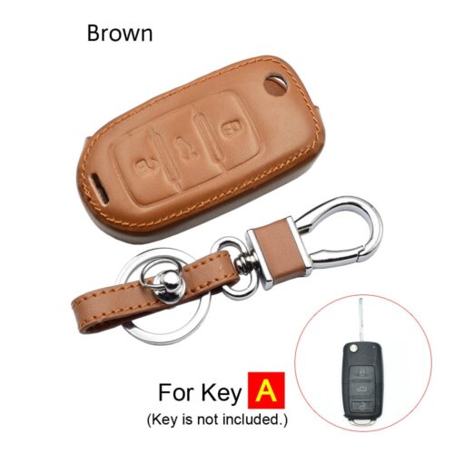 Leather Car Key Case For VW - Image 6