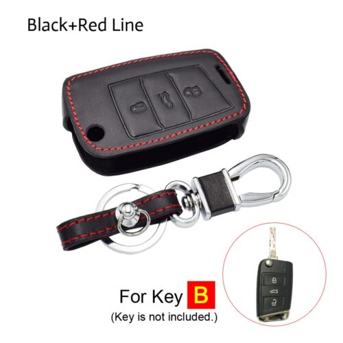 Leather Car Key Case For VW - Image 7