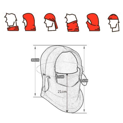 Motorcycle Balaclava Face Mask - Image 2
