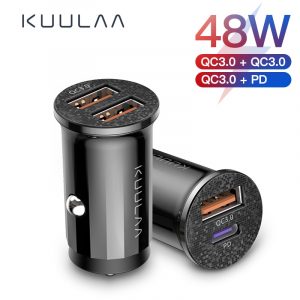 Mobile Phone Car Charger: KUULAA Quick Charge 4.0