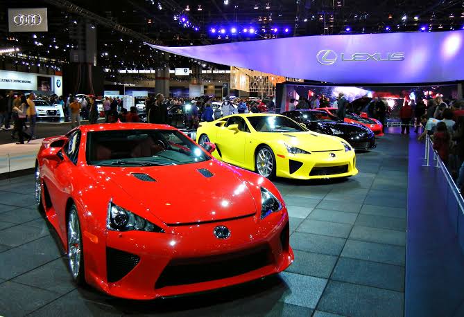 Chicago auto show Red & Yellow 