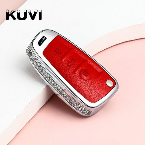 Leather Key Case Holder For AUDI - Image 9