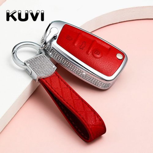 Leather Key Case Holder For AUDI - Image 15