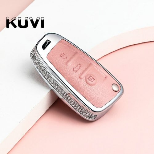 Leather Key Case Holder For AUDI - Image 8