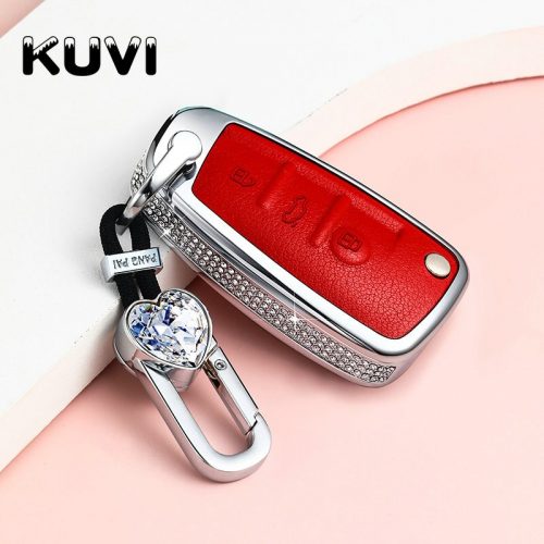 Leather Key Case Holder For AUDI - Image 12