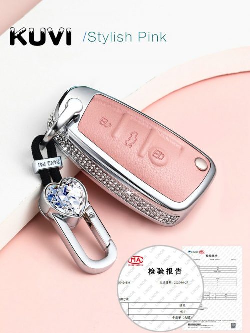 Leather Key Case Holder For AUDI - Image 4