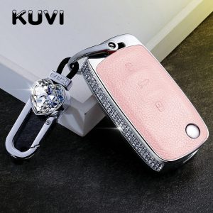 Leather Car key Case For VW