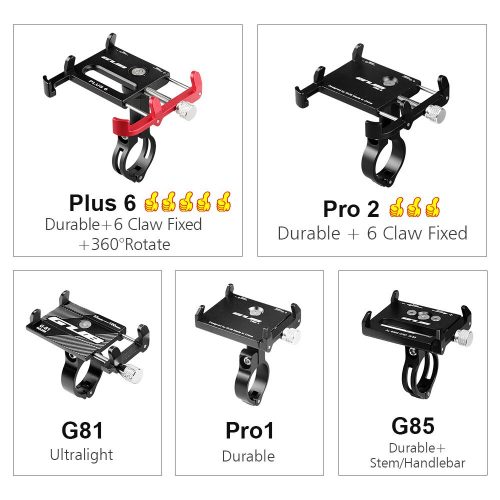 Bike Cell Phone Holder GUB Aluminum Bicycle Phone Holder - Image 6