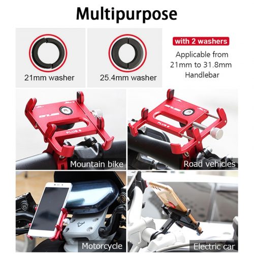 Bike Cell Phone Holder GUB Aluminum Bicycle Phone Holder - Image 4