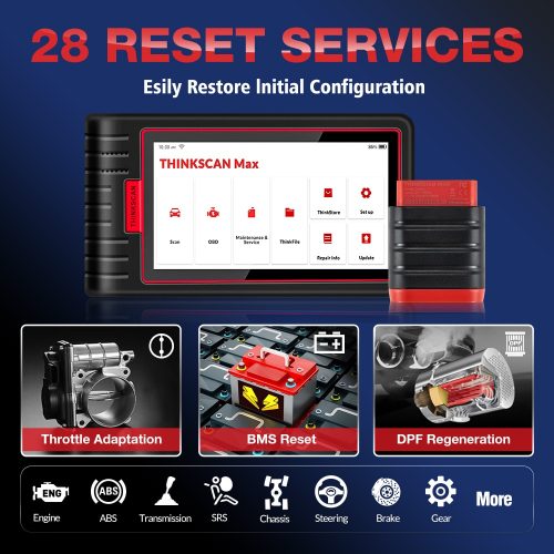 Thinkcar Thinkscan Max OBD2 Scanner Professional Full System OBD2 Diagnostic Tool Car Scanner ECU Coding OBD PK ThinkTool Mini - Image 2