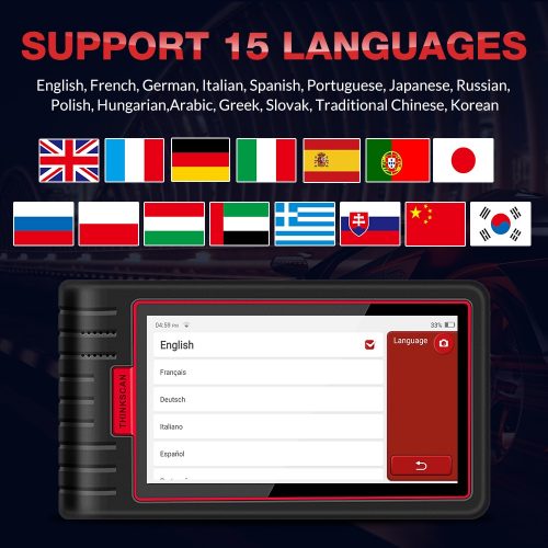 Thinkcar Thinkscan Max OBD2 Scanner Professional Full System OBD2 Diagnostic Tool Car Scanner ECU Coding OBD PK ThinkTool Mini - Image 3