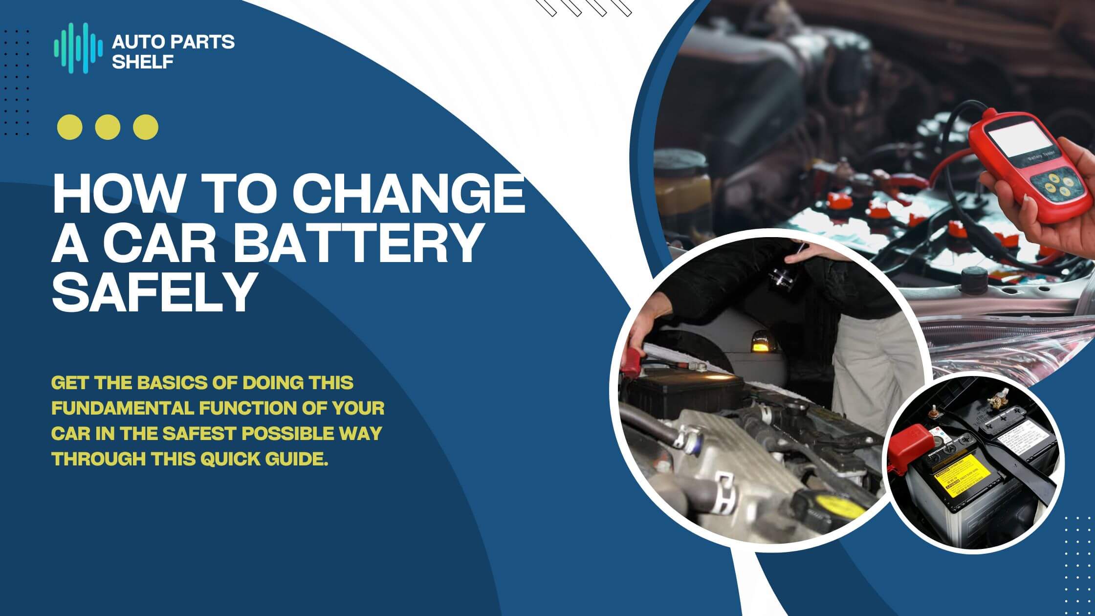 how to change a car battery safely - title 