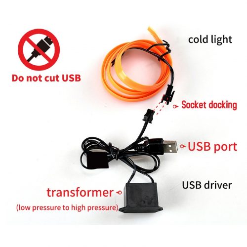 Auto Interior Ambient Lighting Decorating LED String Lights - Image 4