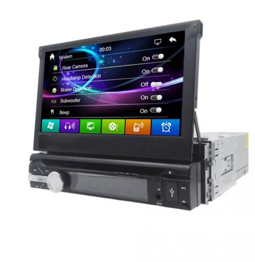 1 DIN 7 Inch Touch Screen Android Car CD DVD Player Auto Radio With GPS Navigation BT WiFi Support Camera OBD DAB+ - Image 3