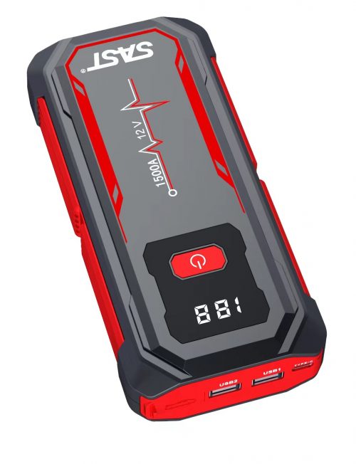 jump starter 30000mAh 12v 3000a peak lithium battery wireless electric smart car jump starter led lamp