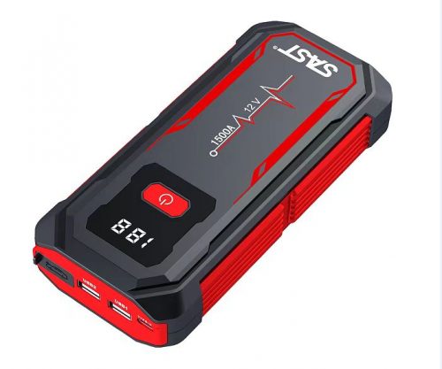 jump starter 30000mAh 12v 3000a peak lithium battery wireless electric smart car jump starter led lamp - Image 6
