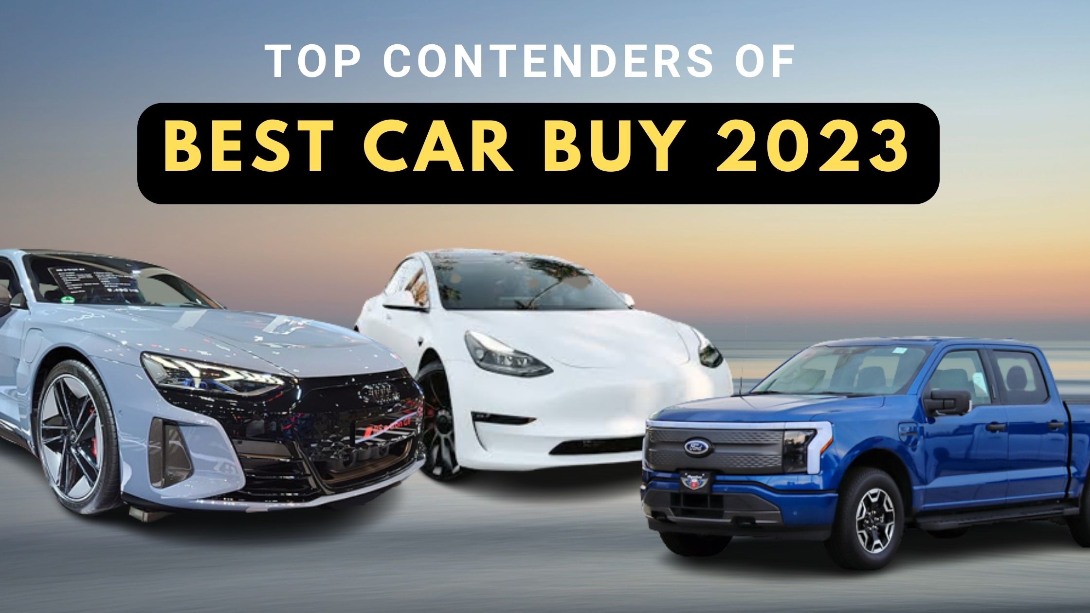 Best car buys 2023 parked together 